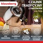 Klausberg, czajnik z gwizdkiem, stalowy, 2,5l, KB-7914