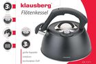 Klausberg, czajnik z termometrem KB-7371, 3 l