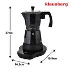 Klausberg, kawiarka elektryczna espresso, 500W, 300 ml, KB-7998