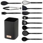 Klausberg, zestaw 12 silikonowych przyborów kuchennych w stojaku, kb-9011