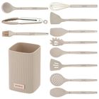 Klausberg, zestaw 12 silikonowych przyborów kuchennych w stojaku, kb-9012