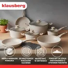 Klausberg, zestaw garnków marmurkowych, 12 elementów, kb-7959