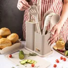 Klausberg, zestaw noży i przyborów kuchennych z deską w stojaku