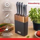Klausberg, zestaw noży w bloku akacjowym, kb-7979