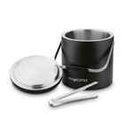 Könighoffer, Lugo, wiaderko do lodu ze szczypcami, czarny mat, 3l