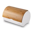 Könighoffer, Volano, chlebak metalowy z 3 pojemnikami, biały