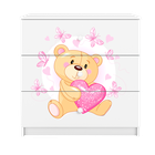 Kocot Kids, Babydreams, komoda, biała, miś motylki