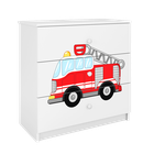 Kocot Kids, Babydreams, komoda, biała, straż pożarna