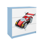 Kocot Kids, Babydreams, komoda, niebieska, auto wyścigowe