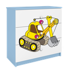 Kocot Kids, Babydreams, komoda, niebieska, koparka