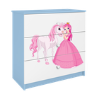 Kocot Kids, Babydreams, komoda, niebieska, księżniczka konik