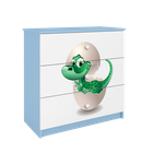 Kocot Kids, Babydreams, komoda, niebieska, mały dino