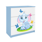 Kocot Kids, Babydreams, komoda, niebieska, słonik