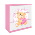 Kocot Kids, Babydreams, komoda, różowa, miś motylki