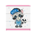 Kocot Kids, Babydreams, komoda, różowa, szop