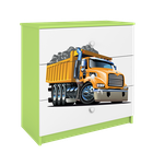 Kocot Kids, Babydreams, komoda, zielona, ciężarówka