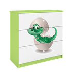 Kocot Kids, Babydreams, komoda, zielona, mały dino