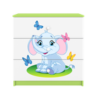 Kocot Kids, Babydreams, komoda, zielona, słonik