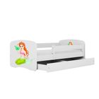 Kocot Kids, Babydreams, łóżko, białe, syrenka, 80-180 cm