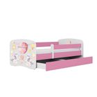 Kocot Kids, Babydreams, łóżko, różowe, balonik, 70-140 cm