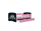 Kocot Kids, Babydreams, łóżko, różowe, wyścig, 80-180 cm