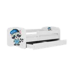 Kocot Kids, Babydreams, łóżko z materacem, białe, szop, 70-140 cm