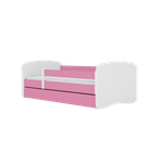Kocot Kids, Babydreams, łóżko z materacem, różowe, wróżka ze skrzydełkami, 80-180 cm