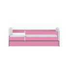 Kocot Kids, Babydreams, łóżko z szufladą i materacem, różowe, słonik, 80-180 cm