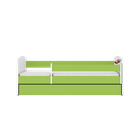 Kocot Kids, Babydreams, łóżko, zielone, auto wyścigowe, 80-180 cm