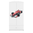 Kocot Kids, Babydreams, szafa, biała, formuła, 181.2-52-90 cm