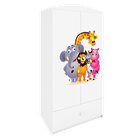 Kocot Kids, Babydreams, szafa, biała, ZOO, 181.2-52-90 cm