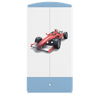 Kocot Kids, Babydreams, szafa, niebieska, formuła, 181.2-52-90 cm