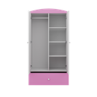 Kocot Kids, Babydreams, szafa, różowa, szop, 181.2-52-90 cm