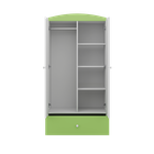 Kocot Kids, Babydreams, szafa, zielona, straż pożarna, 181.2-52-90 cm