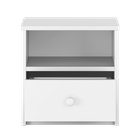 Kocot Kids, Babydreams, szafka nocna, biała, 181.2-52-90 cm