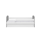 Kocot Kids, Classic 1, łóżko z szufladą, szare, 80-160 cm