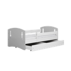 Kocot Kids, Classic 2, łóżko, szare, 80-180 cm