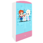 Kocot Kids, Kraina Lodu, Babydreams, szafa, różowa, 181.2-52-90 cm
