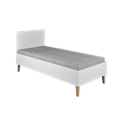 Kocot Kids, Kubi, łóżko, białe, 80-180 cm