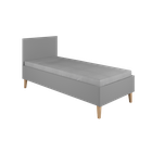 Kocot Kids, Kubi, łóżko, szare, 80-180 cm