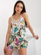 Kombinezon damski, biały, Factory Price