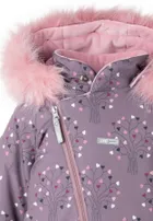 Kombinezon dziewczęcy z kapturem, fioletowy, Lenne