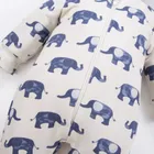 Kombinezon przejściowy chłopięcy z kapturem, ecru, Eevi