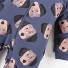 Kombinezon przejściowy chłopięcy z kapturem, granatowy, Eevi