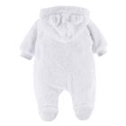 Kombinezon przejściowy dziecięcy z kapturem, biały, Eevi