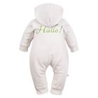 Kombinezon przejściowy dziecięcy z kapturem, ecru, Eevi