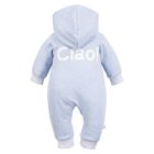 Kombinezon przejściowy dziecięcy z kapturem, niebieski, Eevi