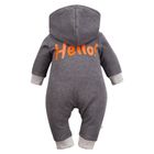Kombinezon przejściowy dziecięcy z kapturem, szary, Eevi