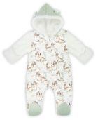 Kombinezon przejściowy dziewczęcy z kapturem, ocieplany, mix, Nicol