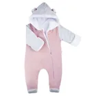 Kombinezon przejściowy dziewczęcy z kapturem, ocieplany, mix, Nicol